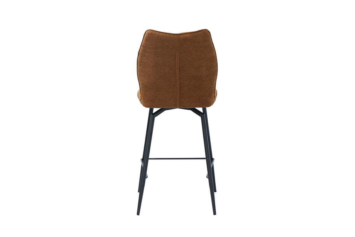 Chaise de comptoir Lara Pivotant Terracotta