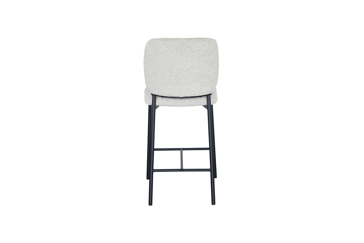 Chaise de comptoir Sophia Tissu Beige