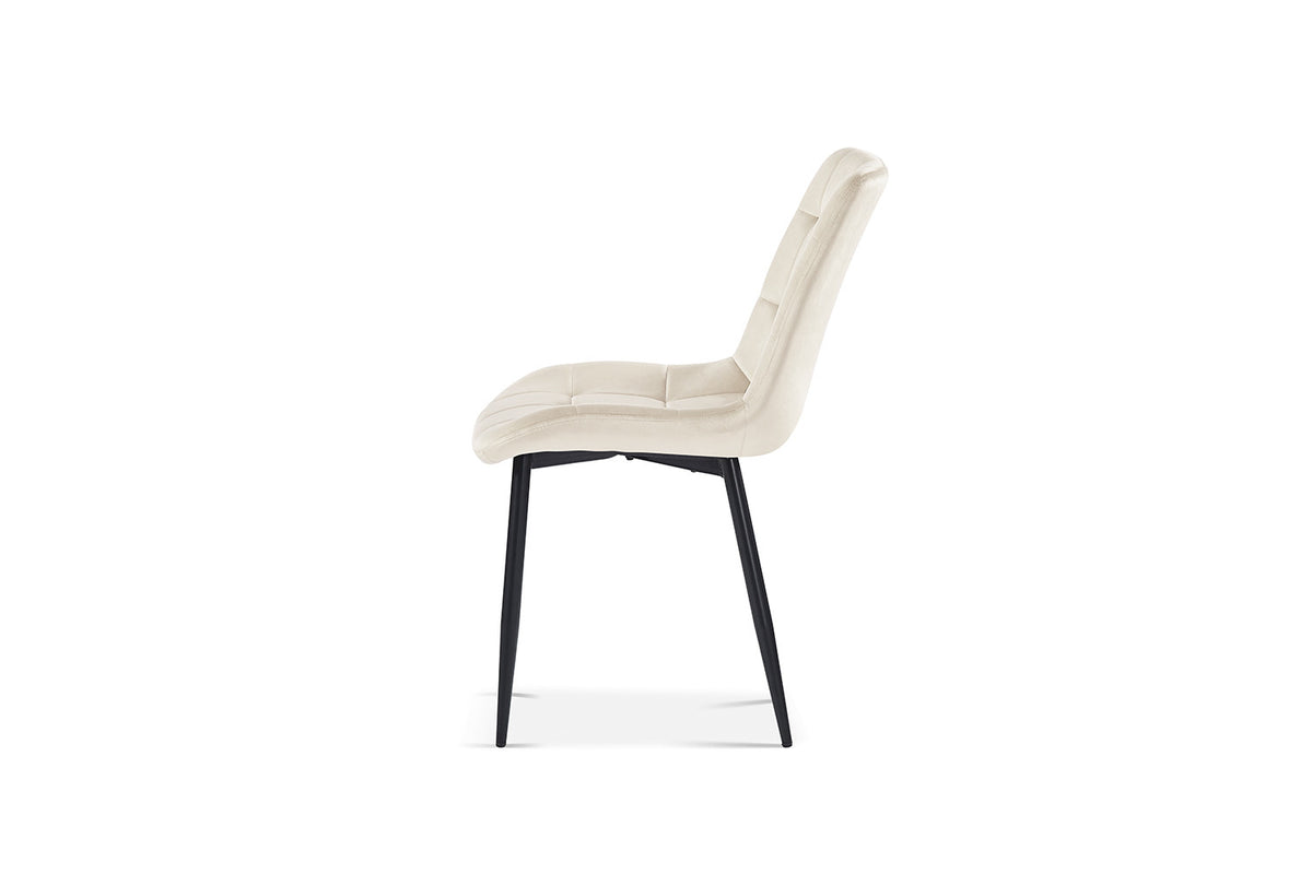 Chaise Juta Velours Beige