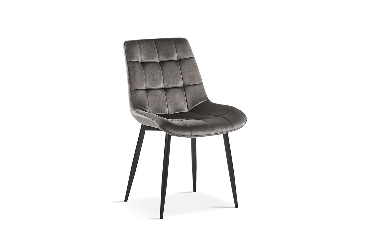 Chaise Juta Velours Taupe
