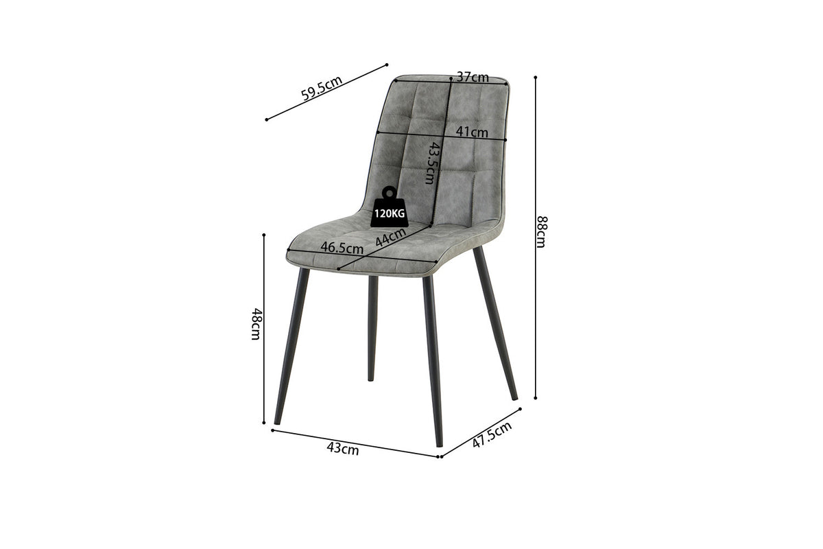 Chaise Furas Vintage Gris