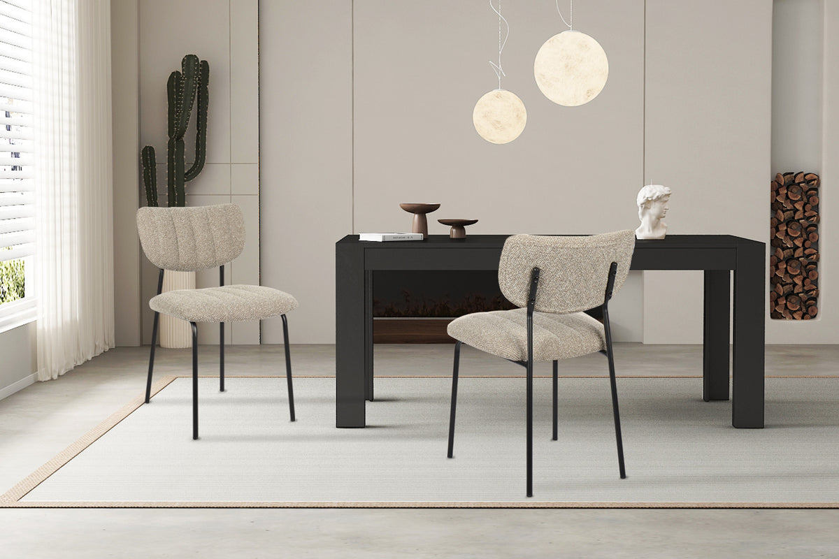 Lot de Chaises Antura Tissu Ote Beige