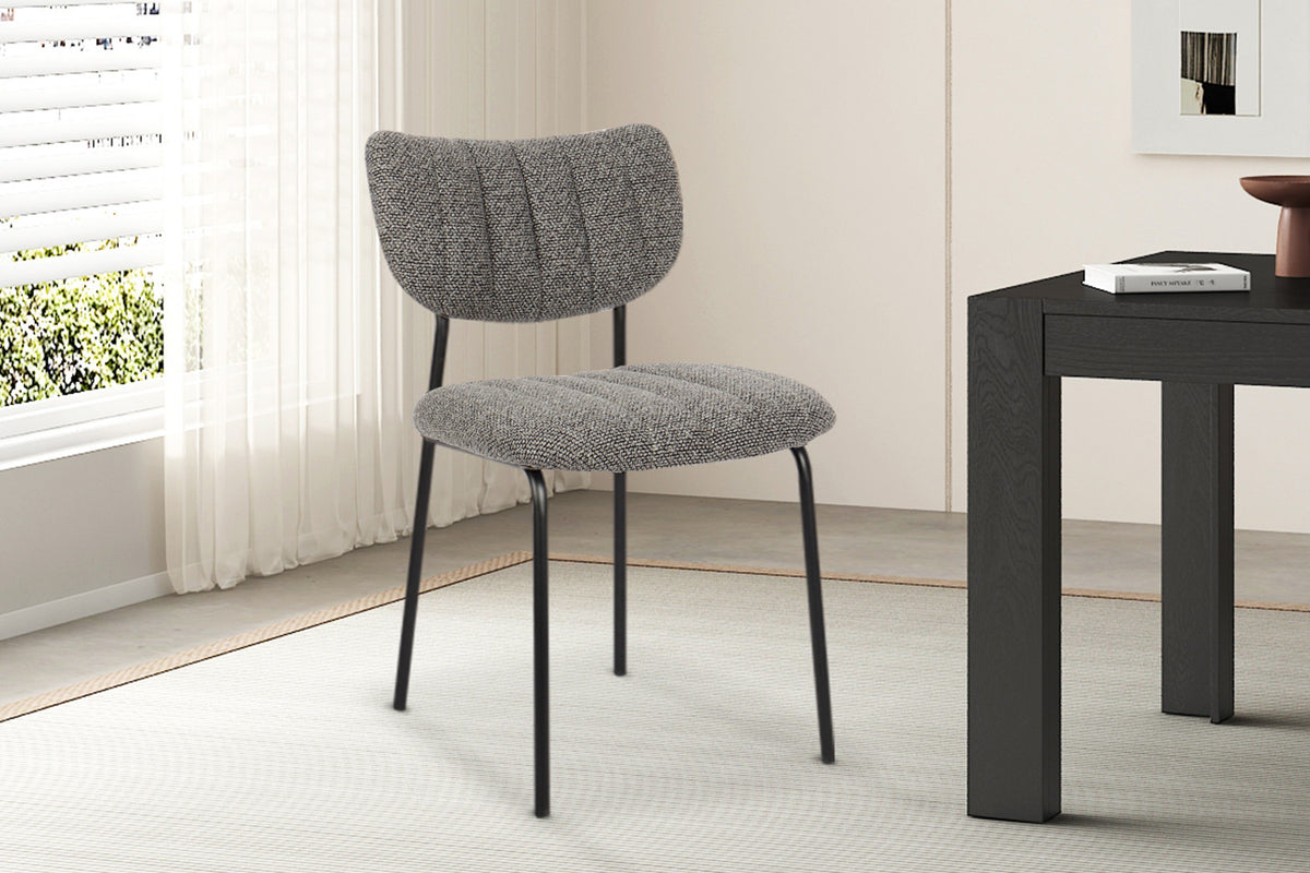 Lot de Chaises Antura Tissu Ote Gris foncé