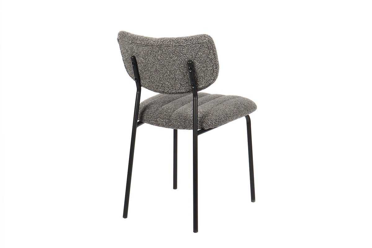 Lot de Chaises Antura Tissu Ote Gris foncé
