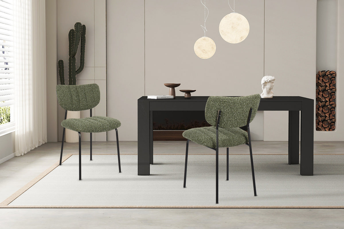 Lot de Chaises Antura Tissu Ote Vert