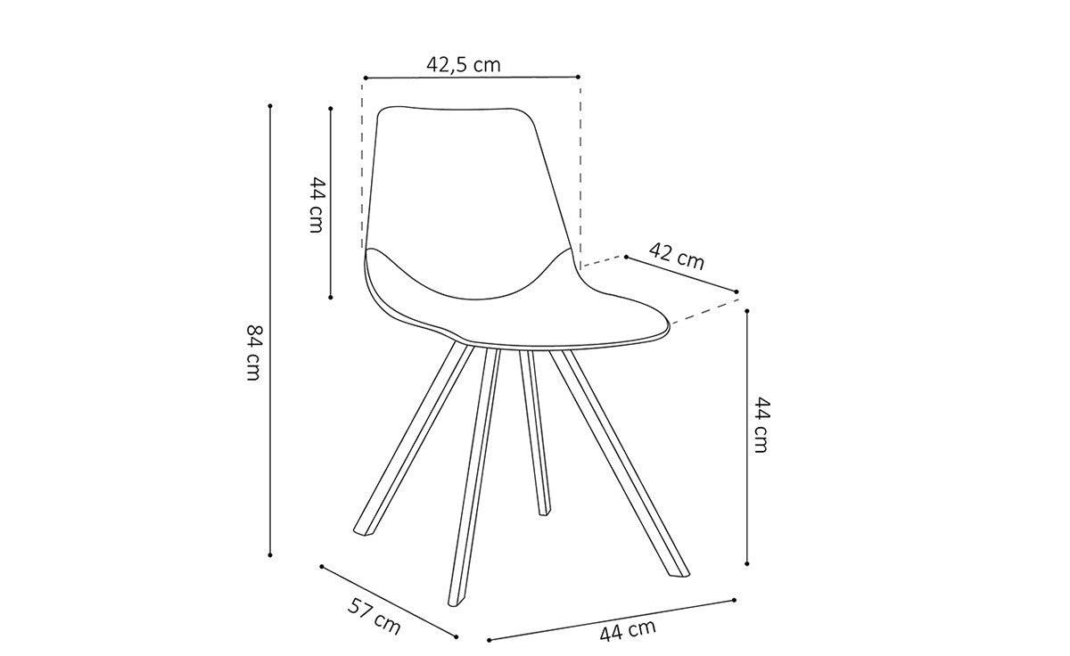 Chaise Oslo Cognac