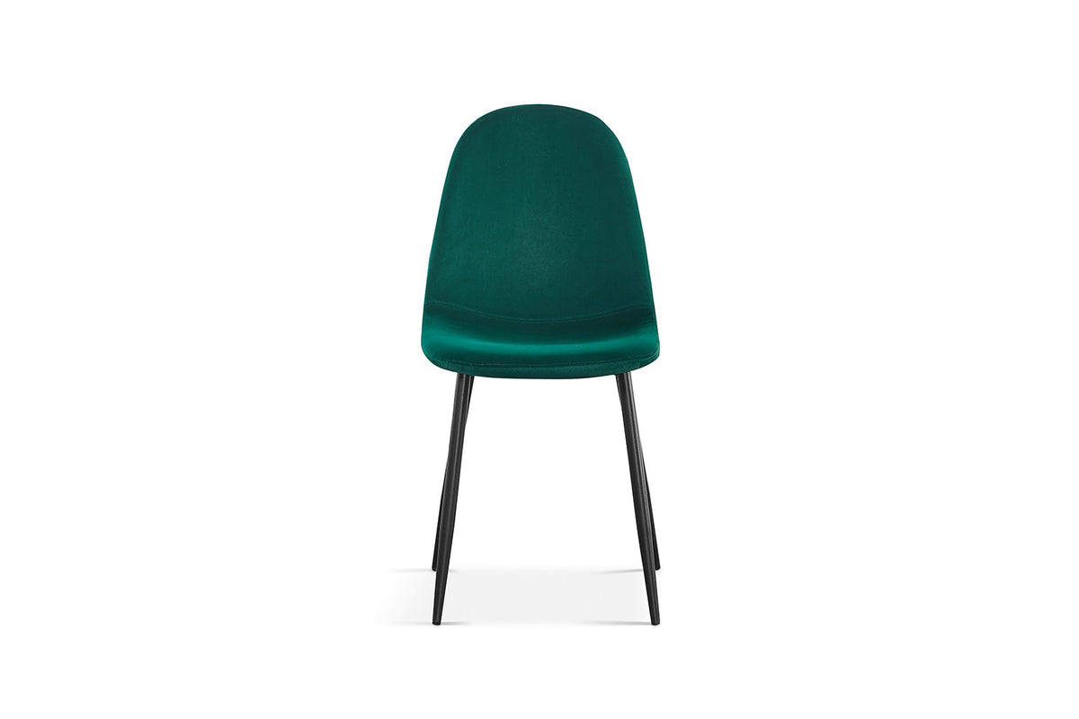 Chaise Boy Velours Vert