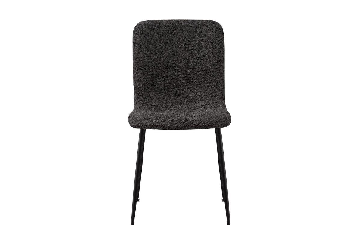Lot de Chaises Alice laine bouclé gris
