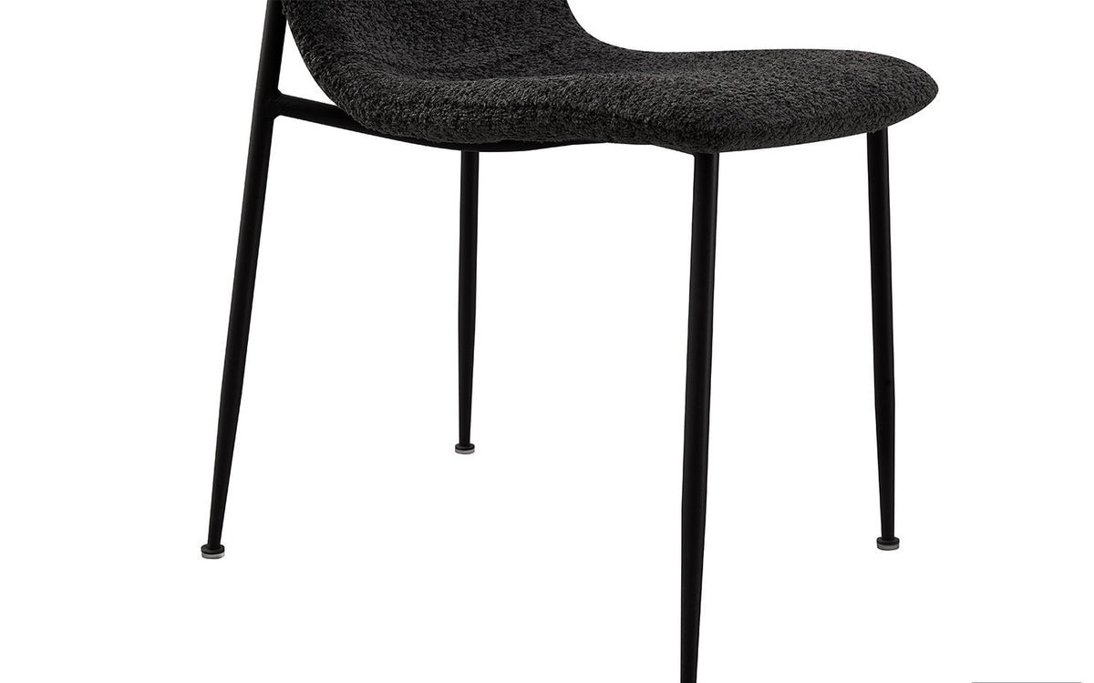 Lot de Chaises Alice laine bouclé gris