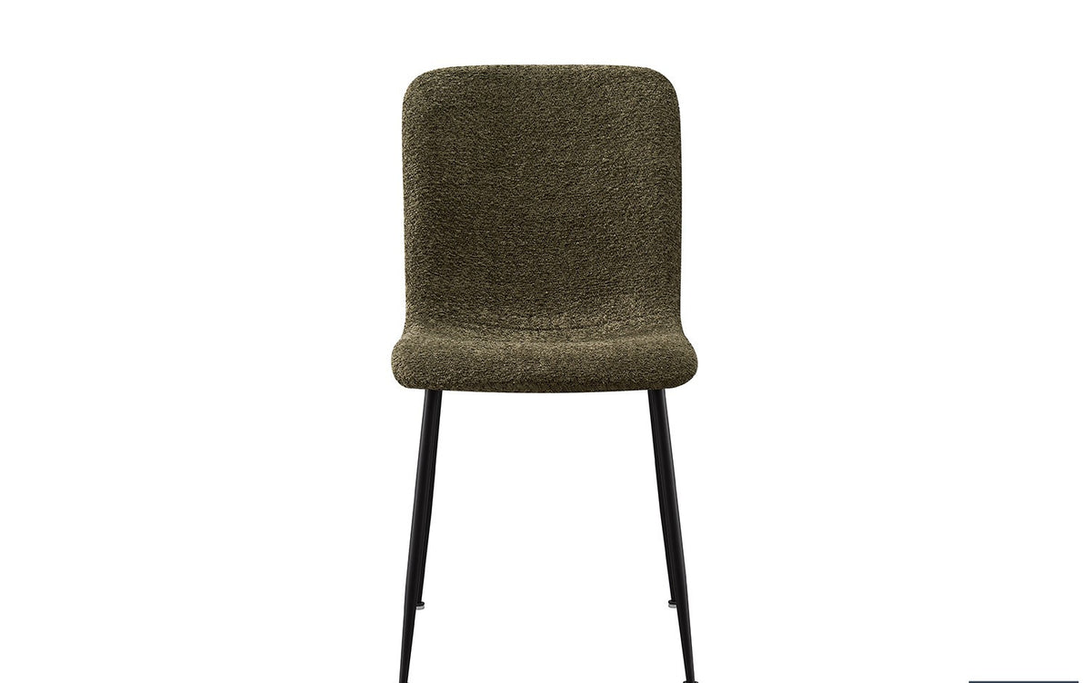 Lot de Chaises Alice laine bouclé Vert