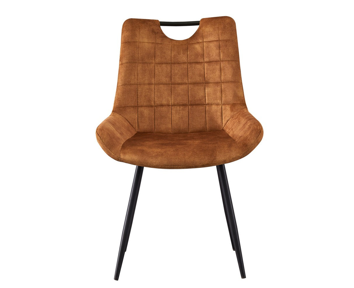 Chaise Nina Velours Or
