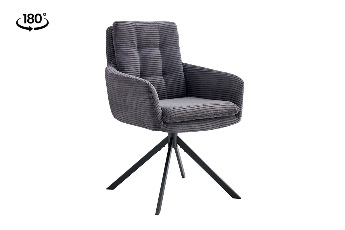 Chaise Luna Pivotant Gris