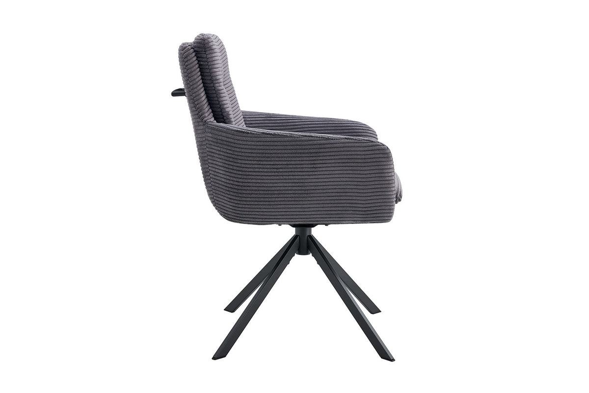 Chaise Luna Pivotant Gris