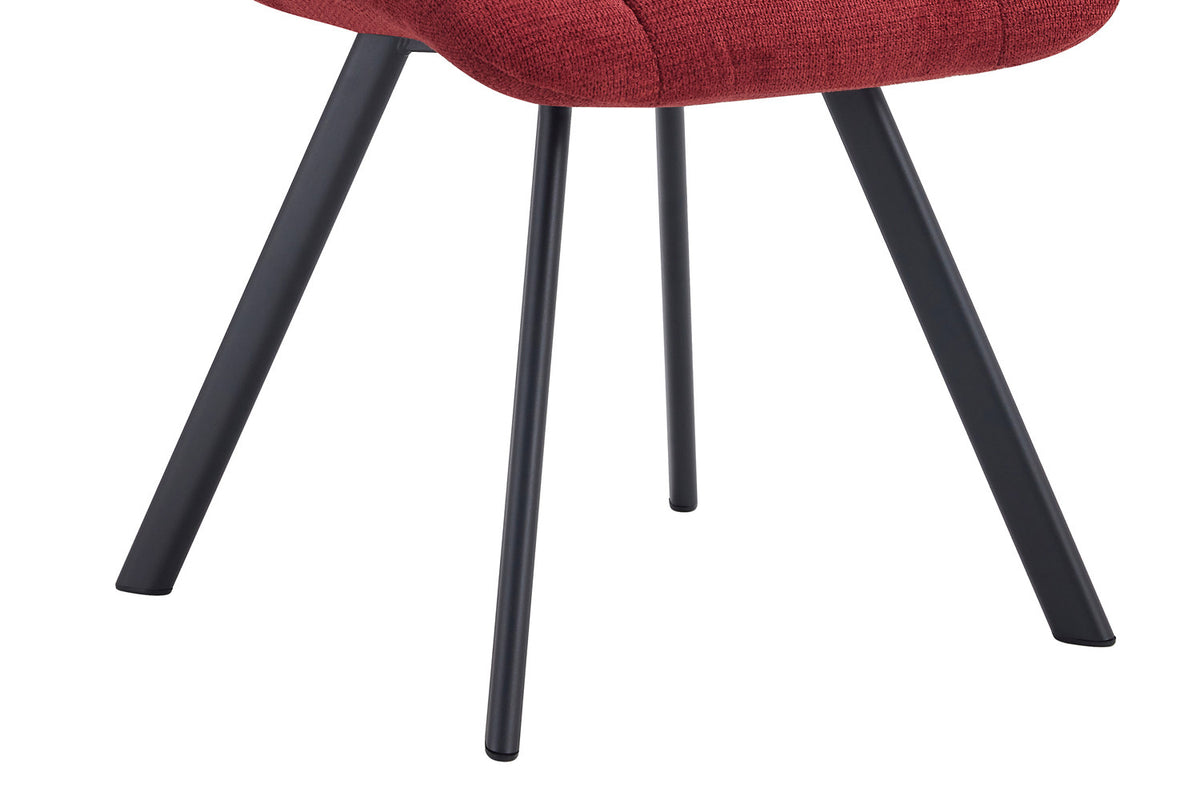 Chaise Lizzy Tissu Ote Share 230 Rouge