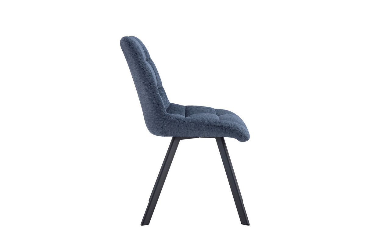 Chaise Lizzy Tissu Ote Share 315 Bleu