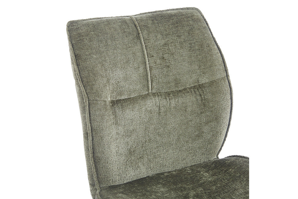 Chaise Faye Tissu Marbella 2 Coloris : Vert et Bleu