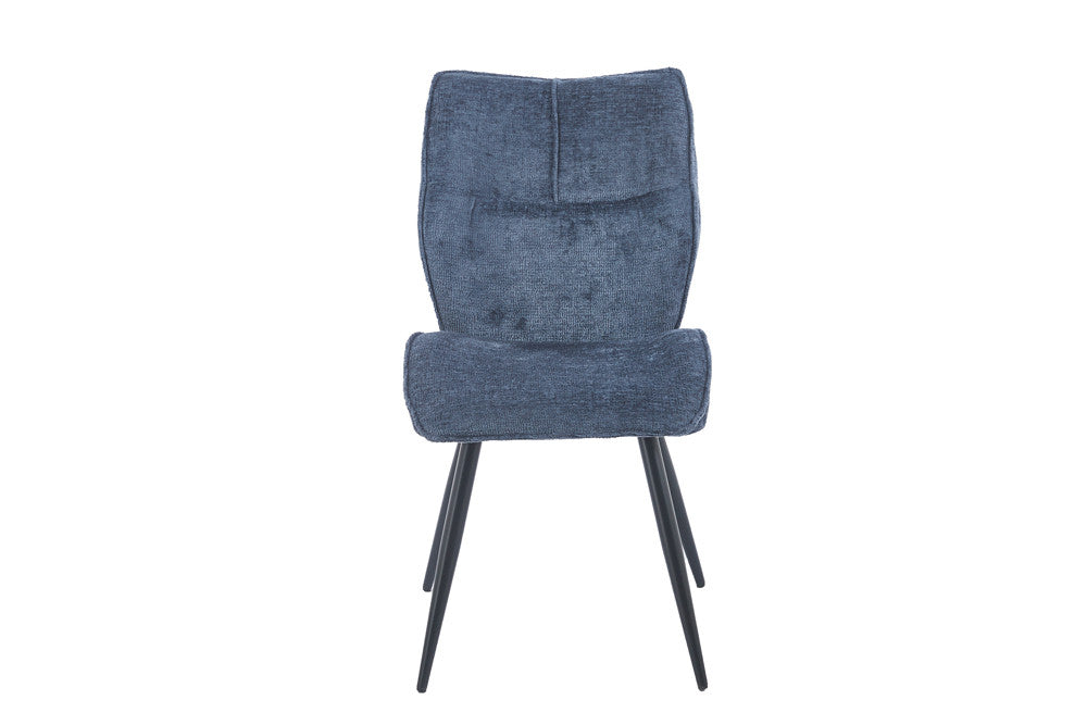 Chaise Faye Tissu Marbella 2 Coloris : Vert et Bleu
