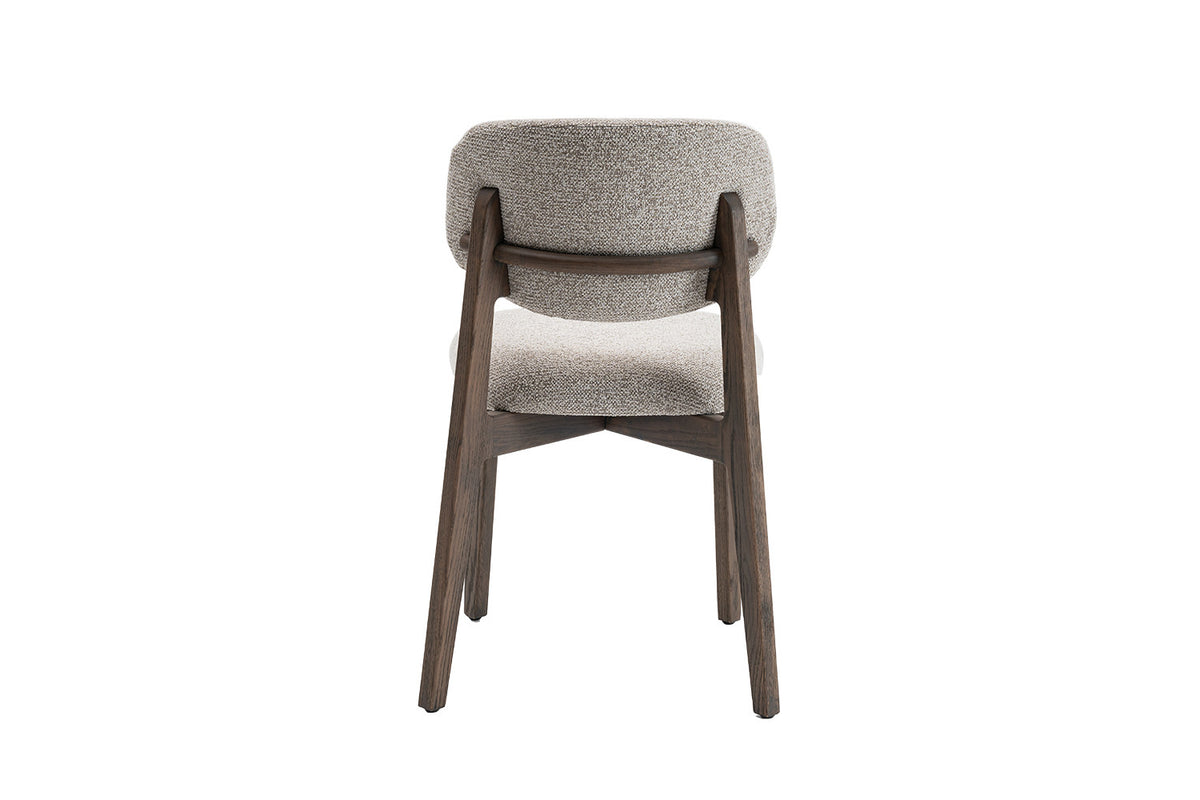 Chaise Carmen Chêne massive foncé Sable