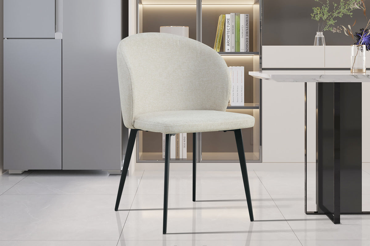 Lot de Chaises Toledo tissu Beige