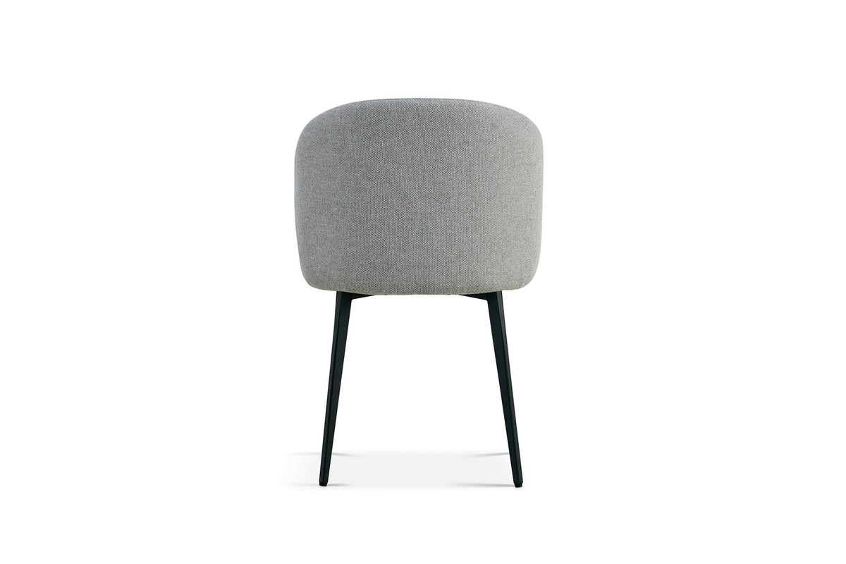Lot de Chaises Toledo tissu Gris clair