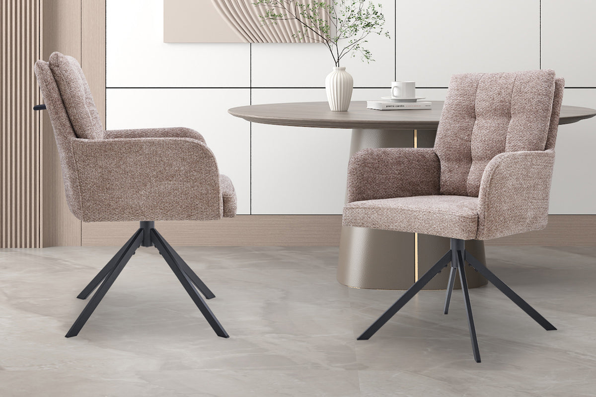 Chaise Granada Pivotant Tissu Sand