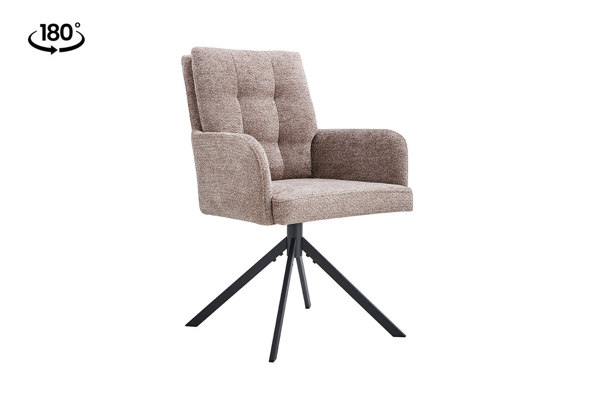 Chaise Granada Pivotant Tissu Sand