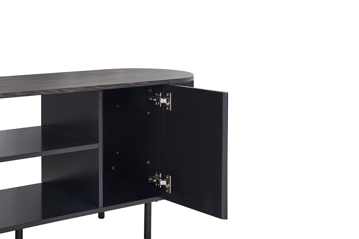 Meuble TV Lagos 140 cm Décor Brun foncé