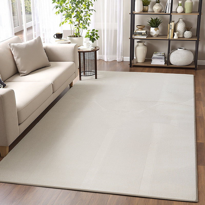 Tapis Signo crème Merinos 1904 – poils courts lavable