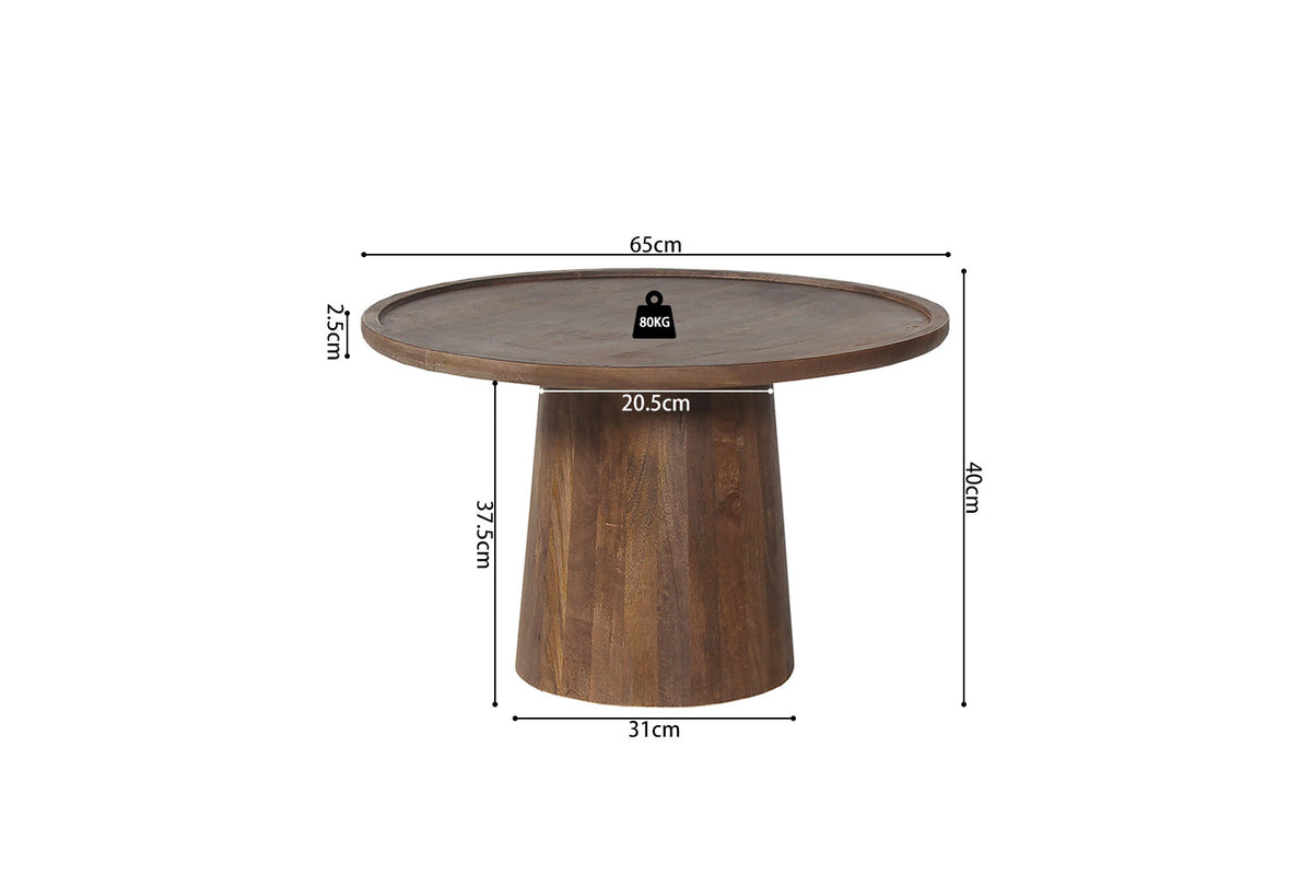 Table basse July bois de manguier