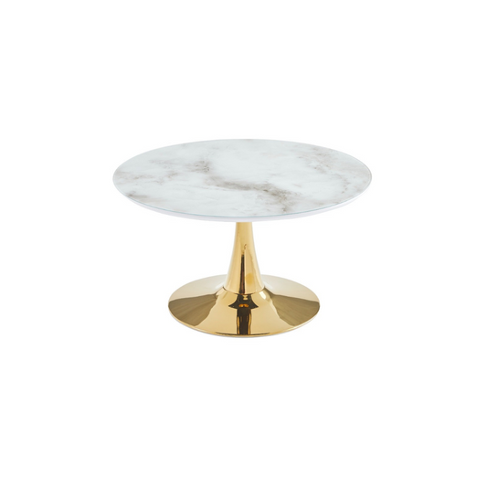 Table basse Rosa or marbre