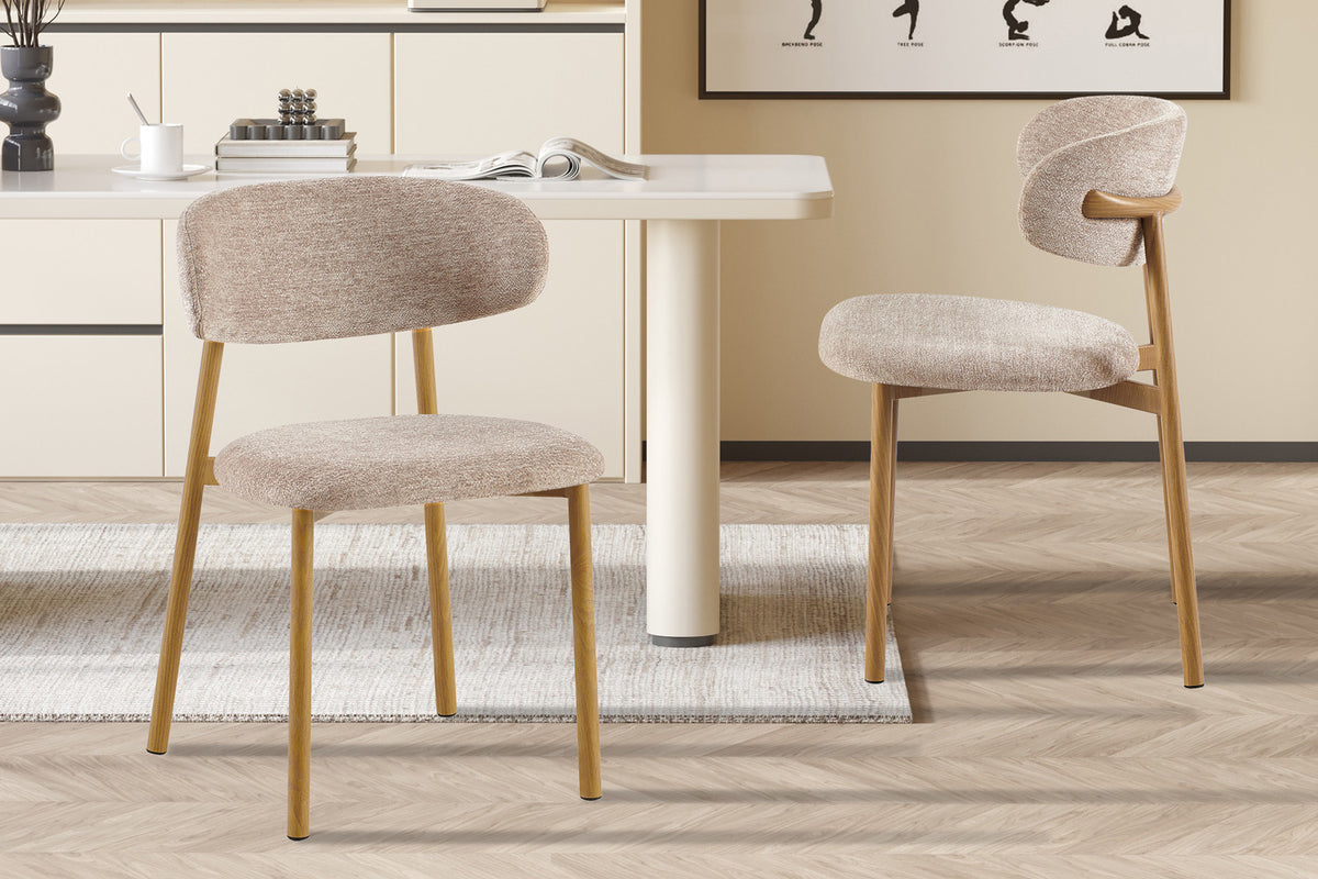 Chaise Savast – Structure effet Bois