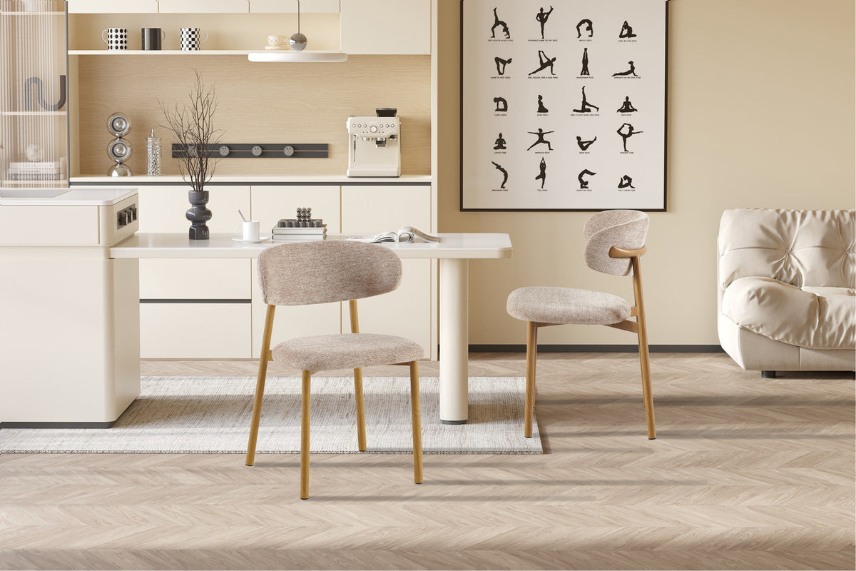 Chaise Savast – Structure effet Bois