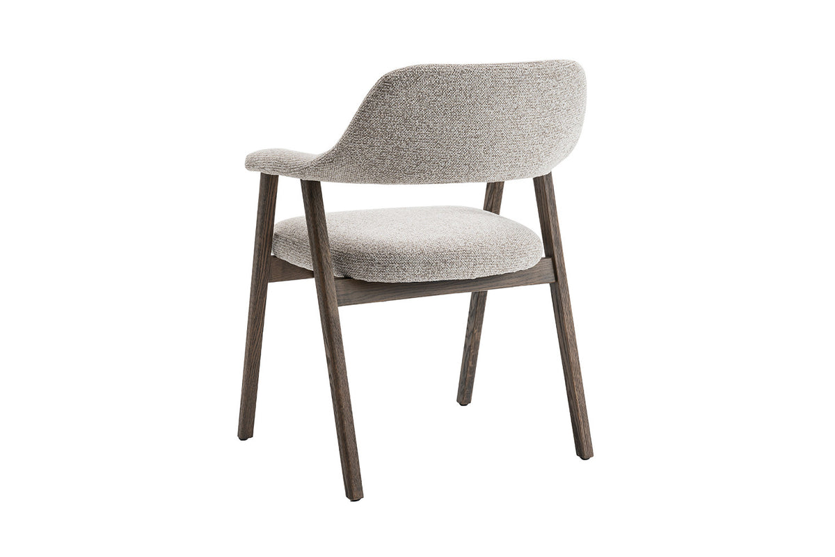 Chaise Vallsta – Chêne massif brun foncé | ARBA Home