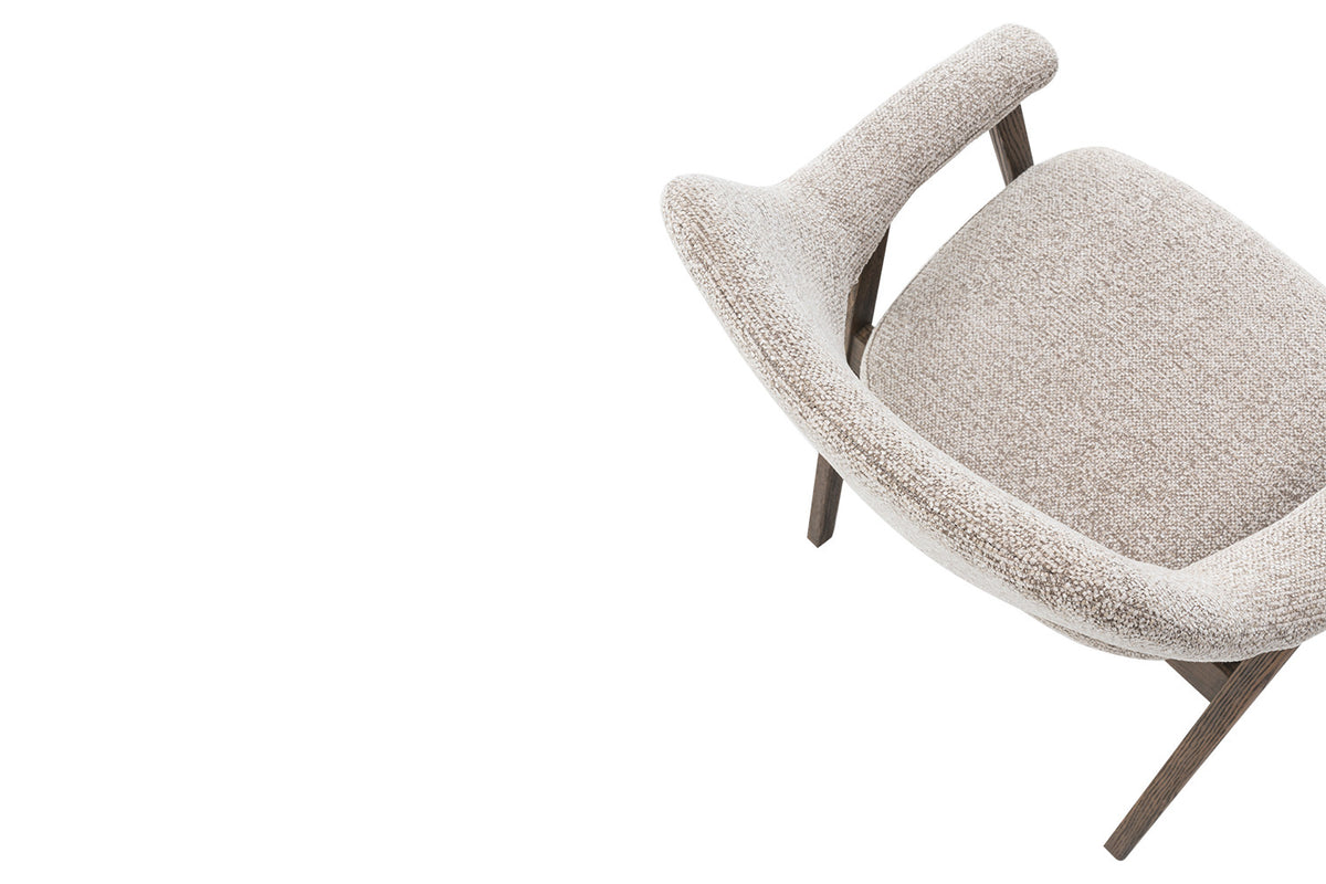 Chaise Vallsta – Chêne massif brun foncé | ARBA Home