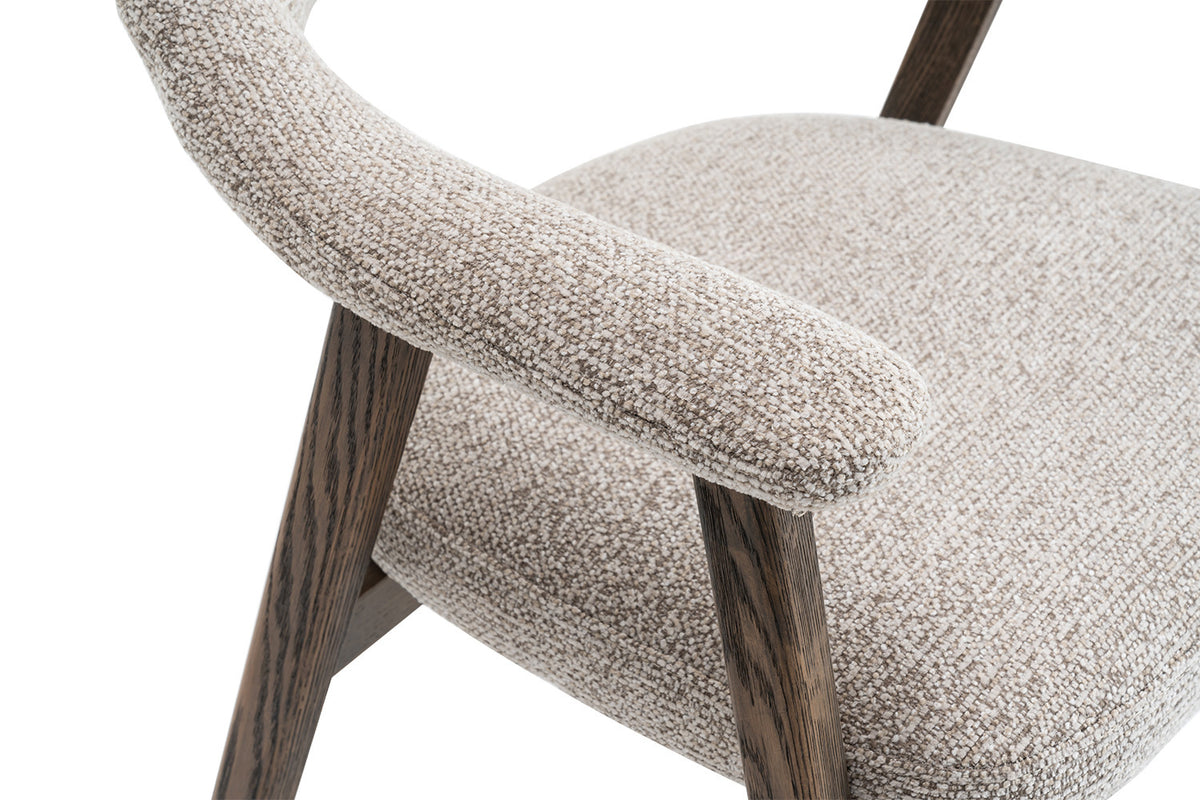 Chaise Vallsta – Chêne massif brun foncé | ARBA Home