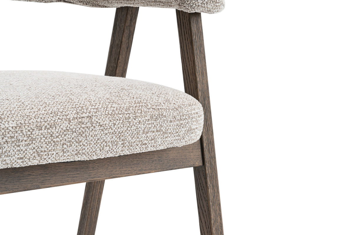 Chaise Vallsta – Chêne massif brun foncé | ARBA Home
