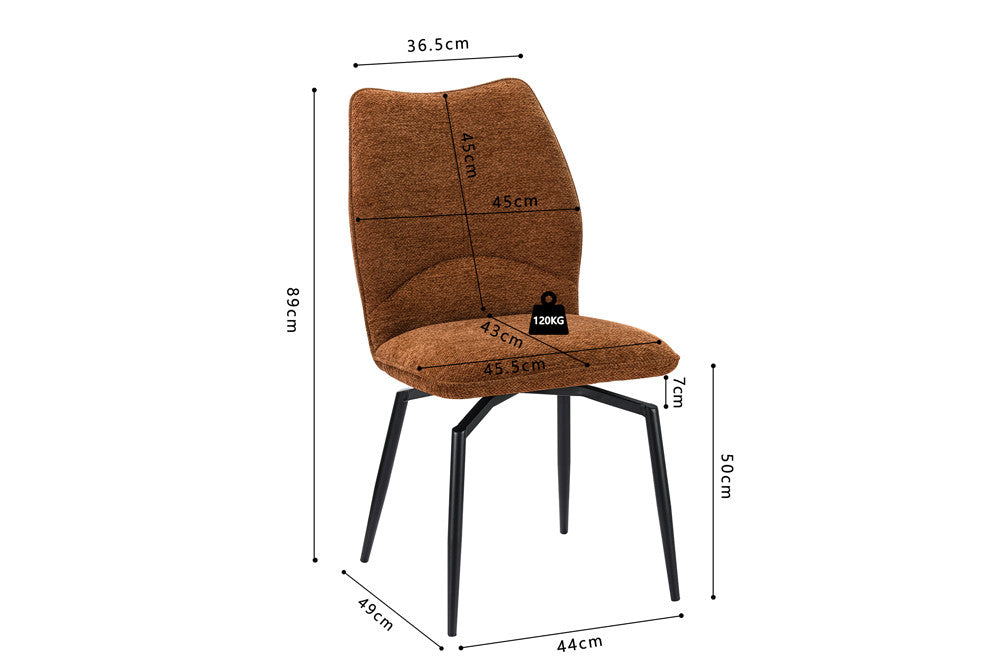 Chaise Strad – Pied Pivotant