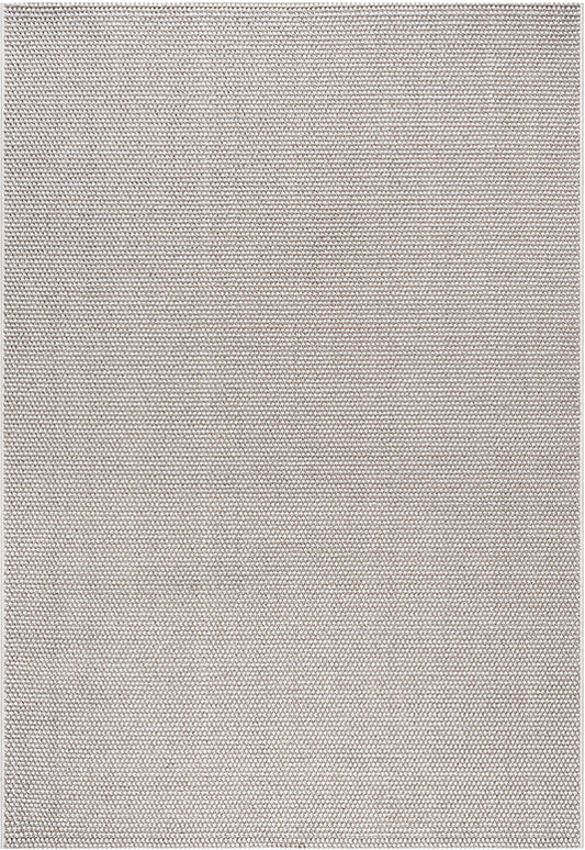 Tapis Mira Beige Merinos – Effet Laine Bouclée