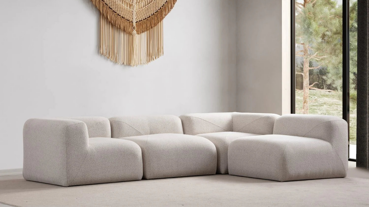 Canapé d'angle Nuage Modulable Chenille