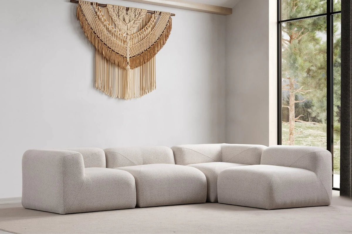 Canapé d'angle Nuage Modulable Chenille