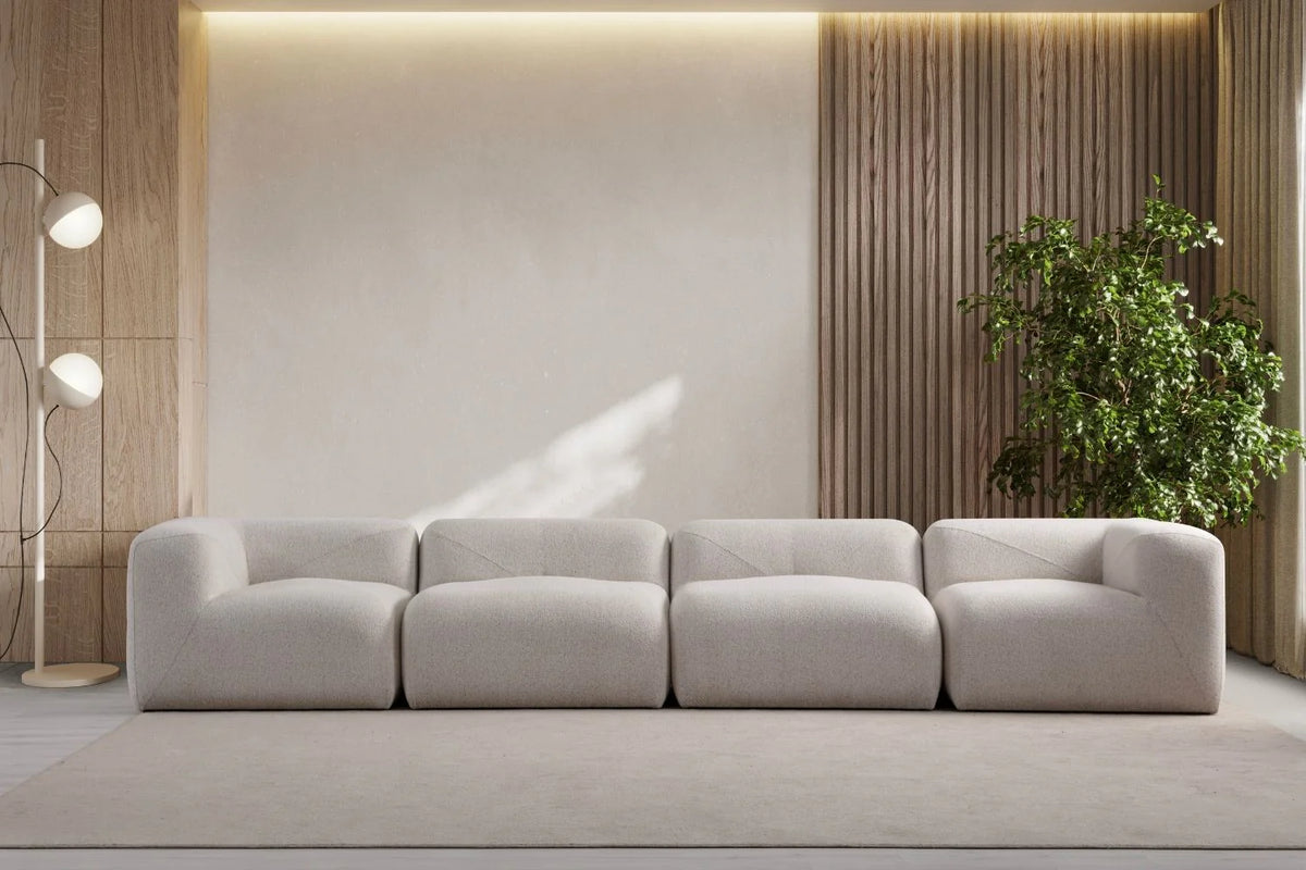 Canapé d'angle Nuage Modulable Chenille