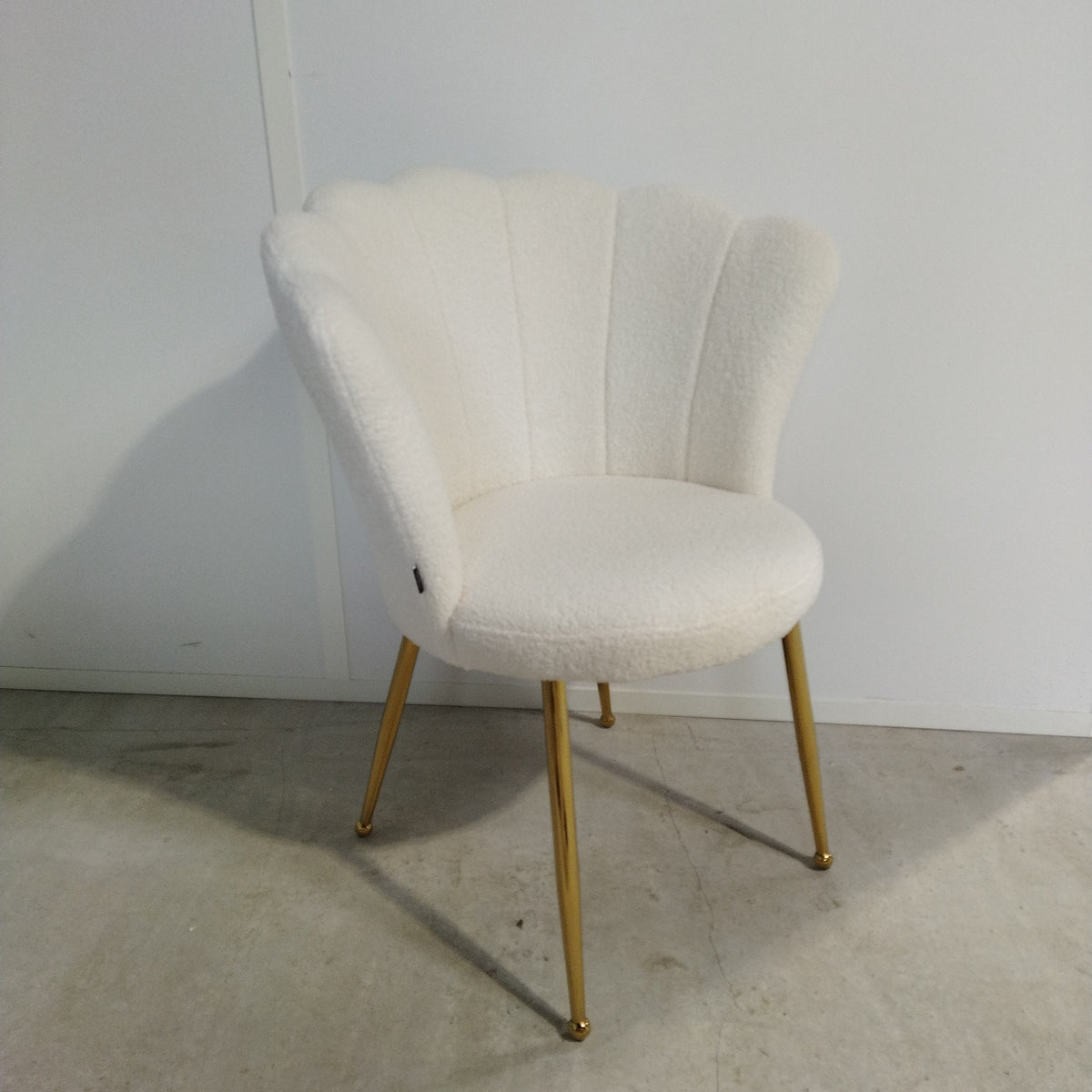 Chaise Quinconce Or velours Doudou